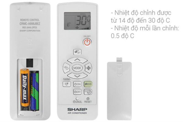 Máy lạnh Sharp Inverter 1HP AH-X10ZEW - Hình ảnh 7