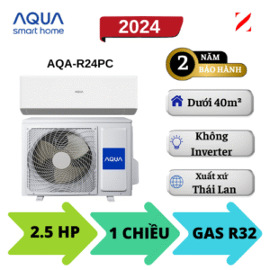 Máy lạnh AQUA 2.5 HP AQA-R24PC