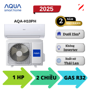 Máy lạnh AQUA 2 chiều 1HP AQA-H10PH