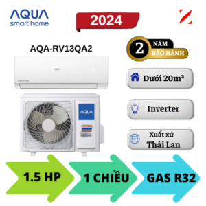 Máy lạnh AQUA Inverter 1.5HP AQA-RV13QA2