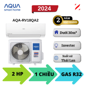 Máy lạnh AQUA Inverter 2HP AQA-RV18QA2