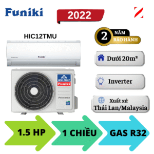 Máy lạnh Funiki Inverter 1.5HP HIC12TMU
