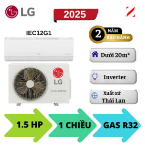 Máy lạnh LG Inverter 1.5HP IEC12G1