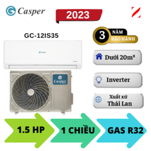 Máy lạnh Casper Inverter 1.5HP GC-12IS35
