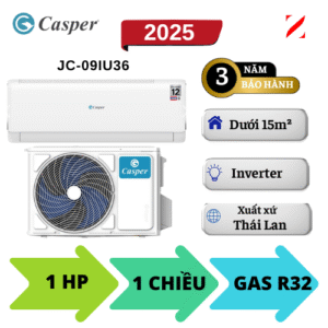 Máy lạnh Casper Inverter 1HP JC-09IU36