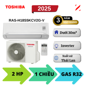 Máy lạnh Toshiba Inverter 2HP RAS-H18S5KCV2G-V