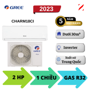 Máy lạnh Gree Inverter 2HP CHARM18CI