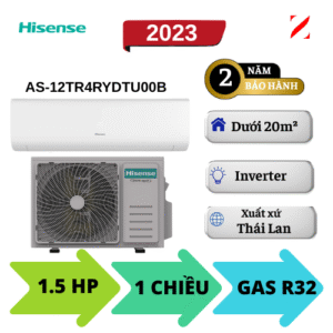 Máy lạnh Hisense Inverter 1.5HP AS-12TR4RYDTU00B
