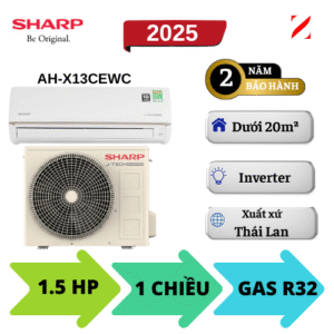 Máy lạnh Sharp Inverter 1.5HP AH-X13CEWC