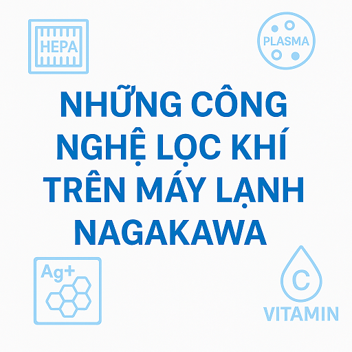 Công nghệ lọc khí trên máy lạnh Nagakawa