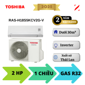 Máy lạnh Toshiba Inverter 2HP RAS-H18S5KCV2G-V