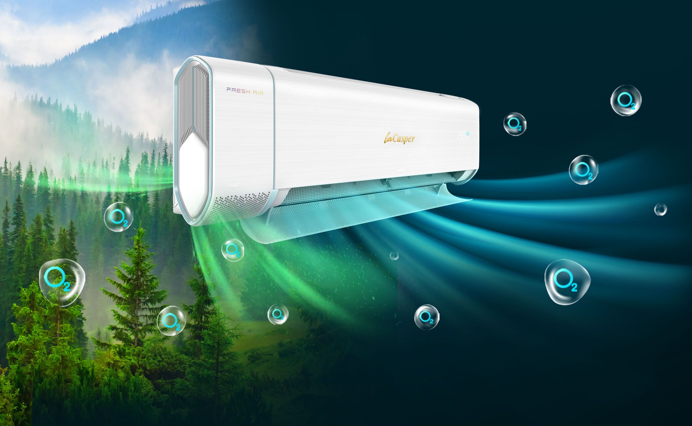 Công nghệ cấp khí tươi Fresh Air – Hít thở không khí như ngoài trời