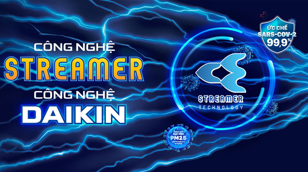 Lọc khí hiệu quả với công nghệ Streamer