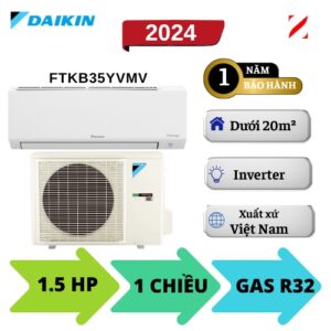 Máy lạnh Daikin Inverter 1.5HP FTKB35YVMV