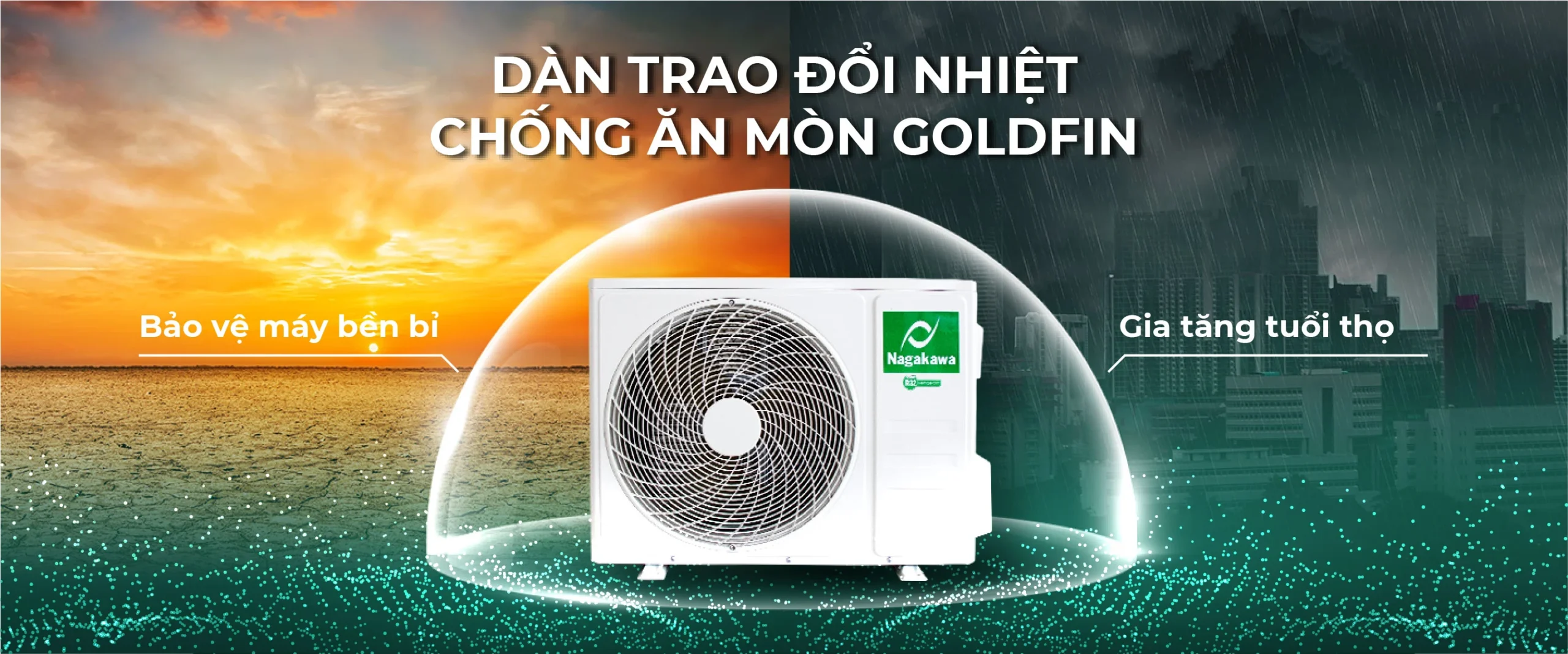 Dàn tản nhiệt GoldFin chống ăn mòn