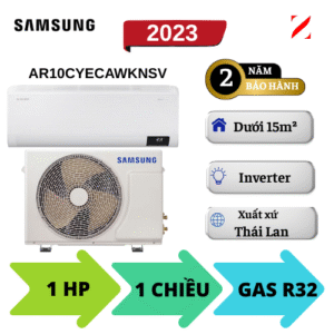 Máy lạnh Samsung Inverter 1HP AR10CYECAWKNSV 9000btu – Làm lạnh êm dịu, thiết kế sang trọng