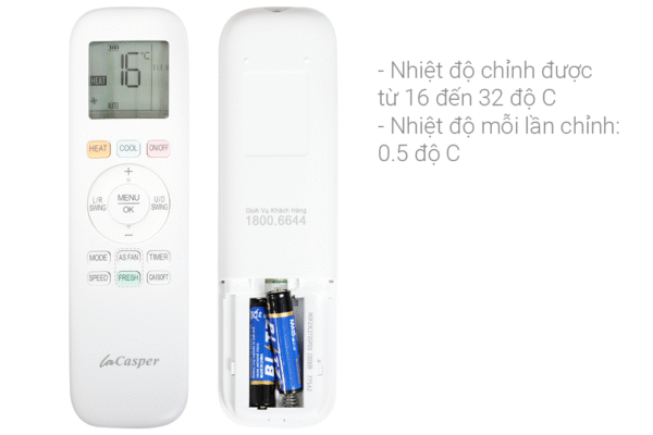 Máy lạnh Casper Inverter 1HP XH-09IF35 2 chiều - Hình ảnh 6