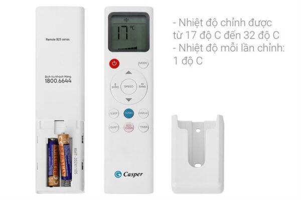 Máy lạnh Casper Inverter 1.5HP GC-12IB36 12.000BTU 1 chiều