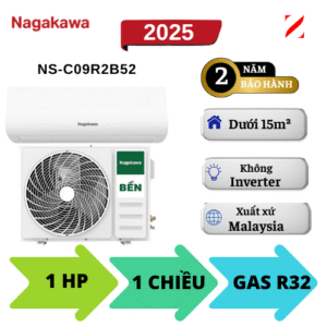 Máy lạnh Nagakawa 1HP NS-C09R2B52