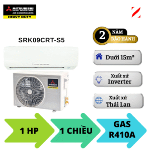 Máy lạnh Mitsubishi Heavy 1HP SRK09CTR-S5