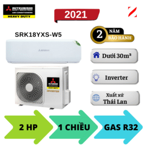 Máy lạnh Mitsubishi Heavy Inverter 2HP SRK18YXS-W5
