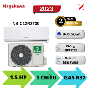 Máy lạnh Nagakawa 1.5HP NS-C12R2T30
