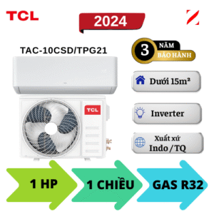 Máy lạnh TCL Invevter 1HP TAC-10CSD/TPG21 9000btu