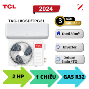 Máy lạnh TCL Invevter 2HP TAC-18CSD/TPG21