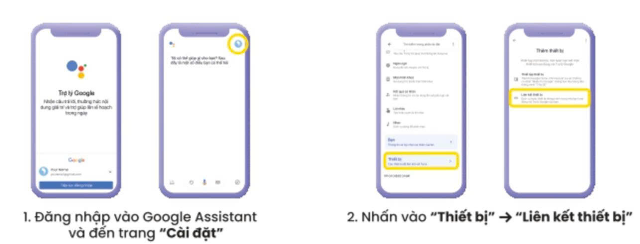 Bước 3: Kết nối Google Assistant với SmartHome