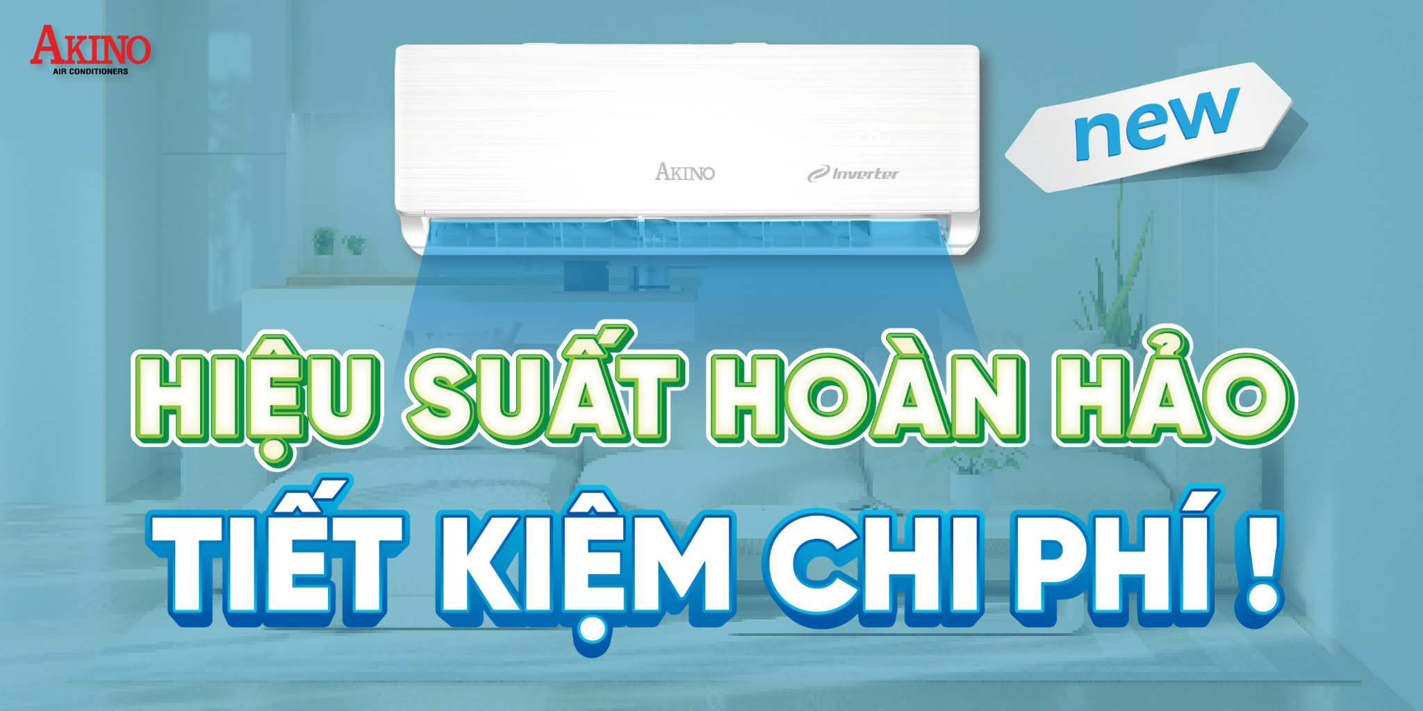 Máy lạnh Akino Inverter 1HP AKN-9CINV2FA – Sang trọng, tiện nghi và tiết kiệm điện