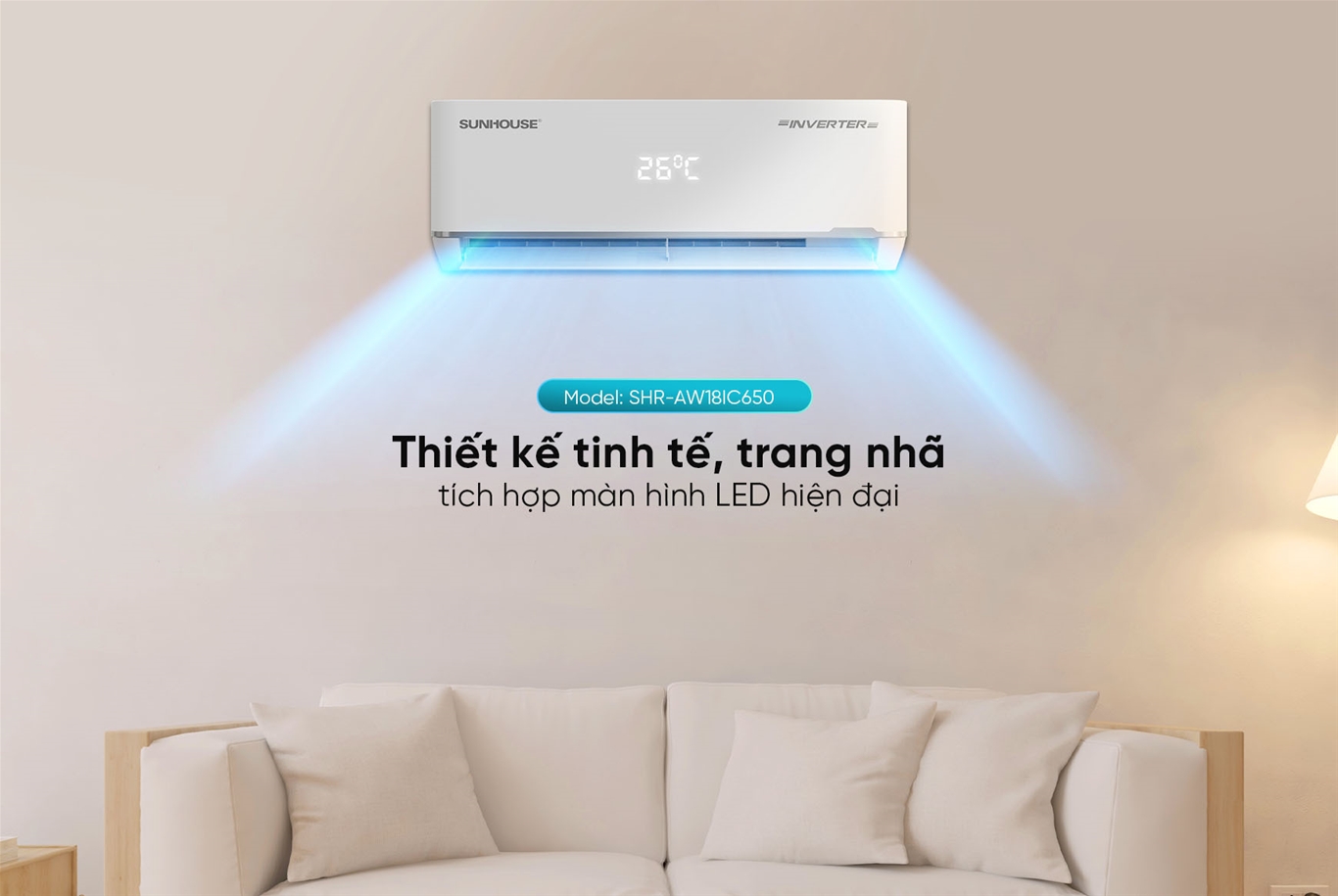 Thiết kế tinh tế – Phù hợp mọi không gian