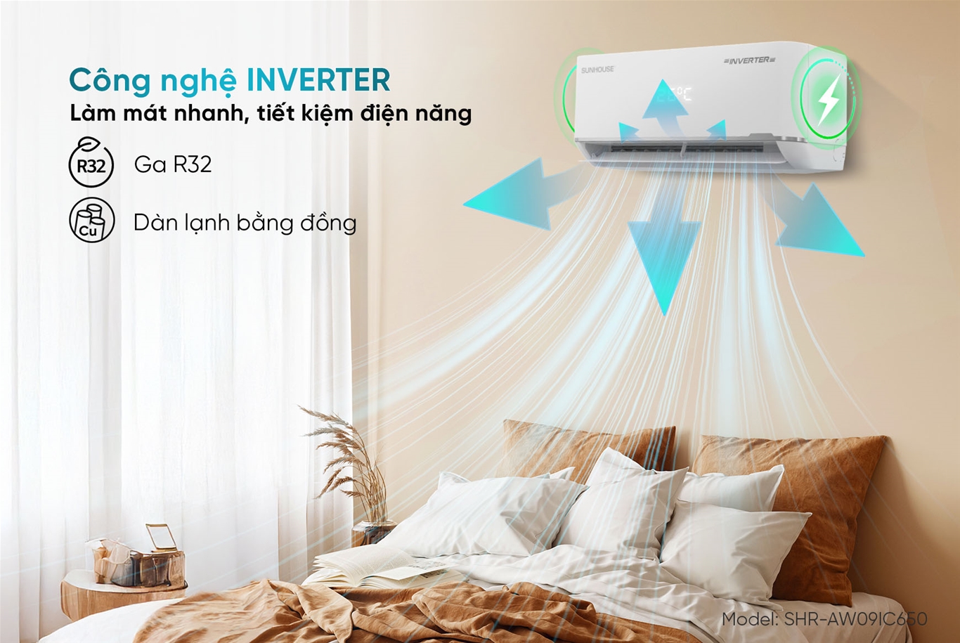 Hiệu suất làm lạnh tối ưu – Tiết kiệm điện năng
