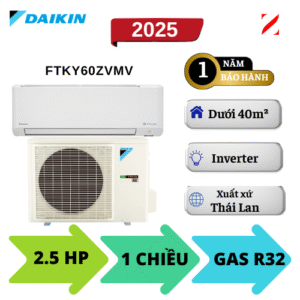 Máy lạnh Daikin Inverter 2.5HP FTKY60ZVMV
