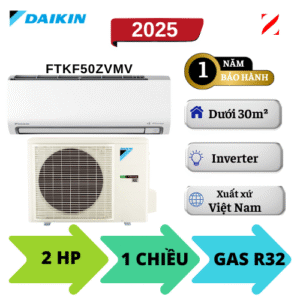 Máy lạnh Daikin Inverter 2HP FTKF50ZVMV