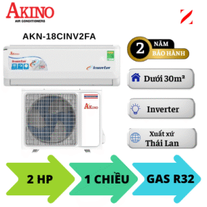 Máy lạnh Akino Inverter 2HP AKN-18CINV2FA