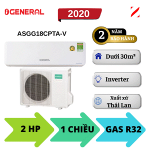 Máy lạnh General Inverter 2HP ASGG18CPTA-V