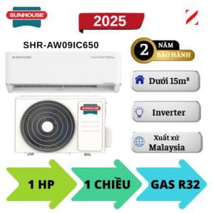 Máy lạnh Sunhouse Inverter 1HP SHR-AW09IC650
