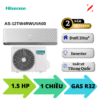 Máy lạnh Hisense Inverter 1.5HP AS-12TW4RWUVA00 1 chiều Fresh Air