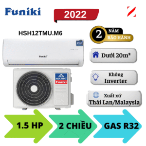 Máy lạnh Funiki 2 chiều 1.5HP HSH12TMU.M6