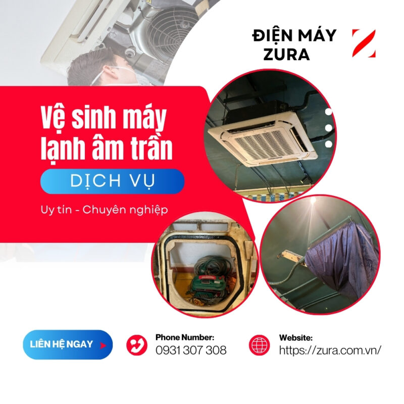 Dịch vụ vệ sinh máy lạnh âm trần
