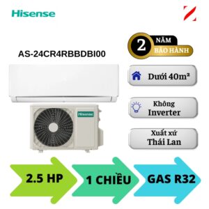 Máy lạnh Hisense 2.5HP AS-24CR4RBBDBI00