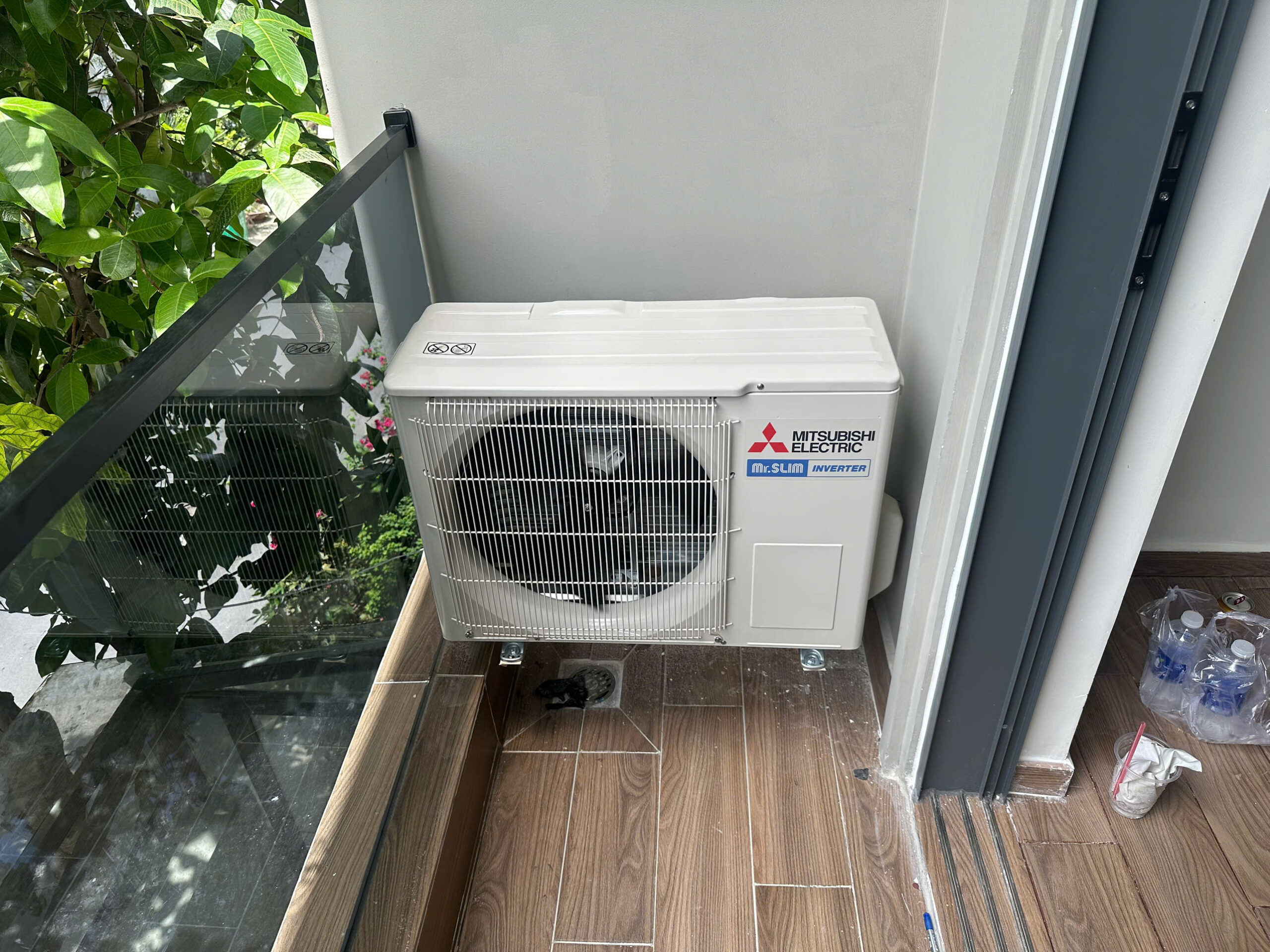 Dàn lạnh máy lạnh Mitsubishi Electric dòng cao cấp GR series ra mắt 2019 sau khi lắp đặt hoàn tất