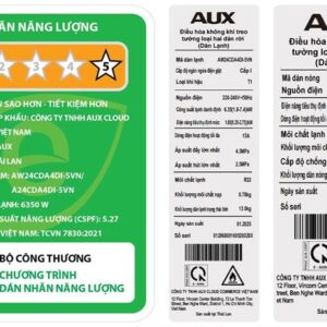 Máy lạnh AUX Inverter 2.5HP AW24CDA4DI-5VN