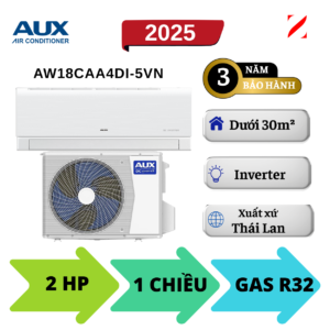 Máy lạnh AUX Inverter 2HP AW18CAA4DI-5VN