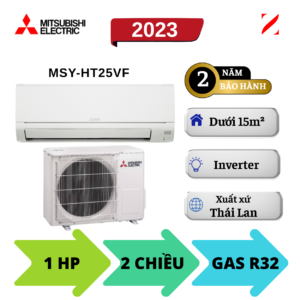 Máy lạnh 2 chiều Mitsubishi Electric Inverter 1HP MSZ-HT25VF