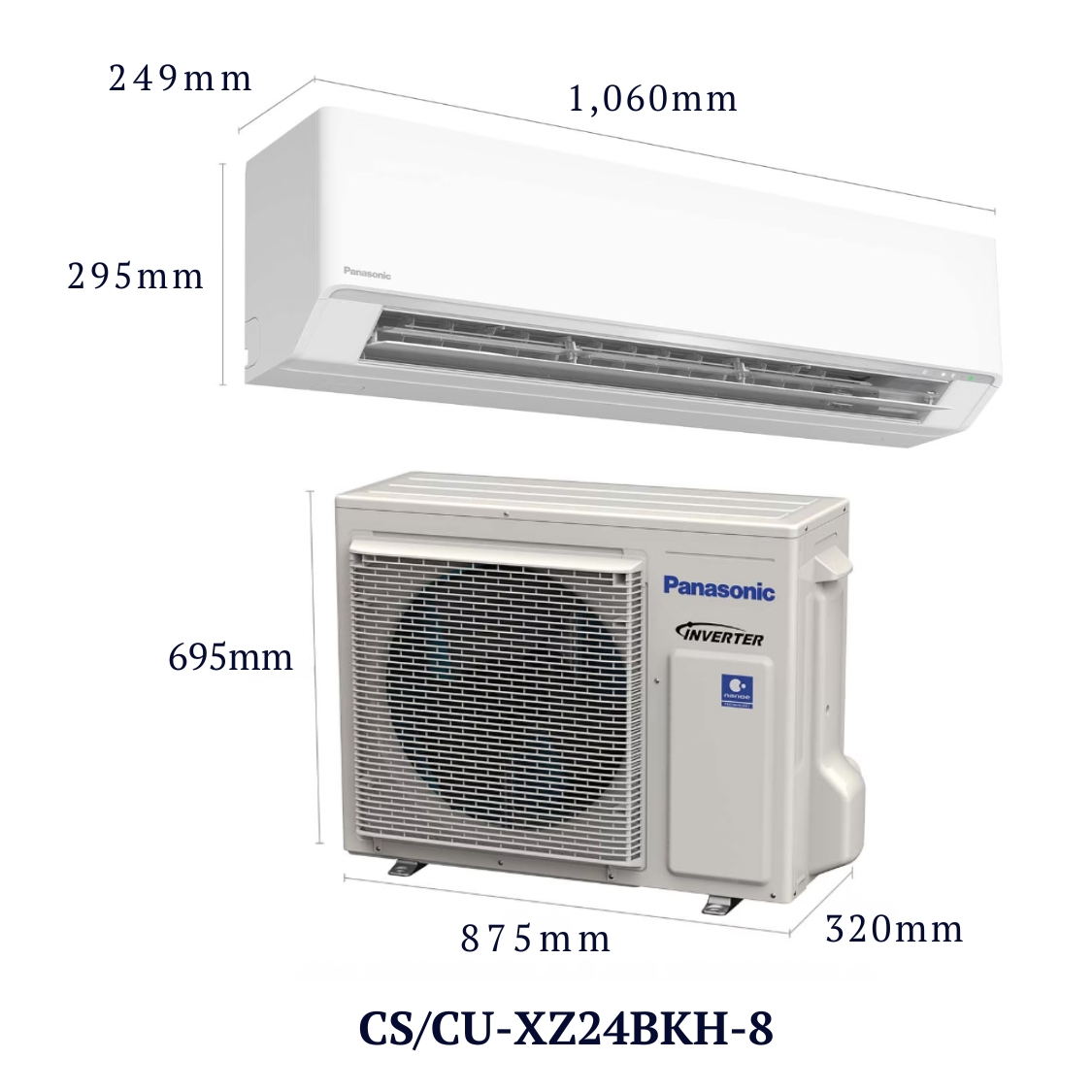 Máy lạnh 2 chiều Panasonic Inverter 2.5HP CU/CS-XZ24BKH-8 - Ảnh 2