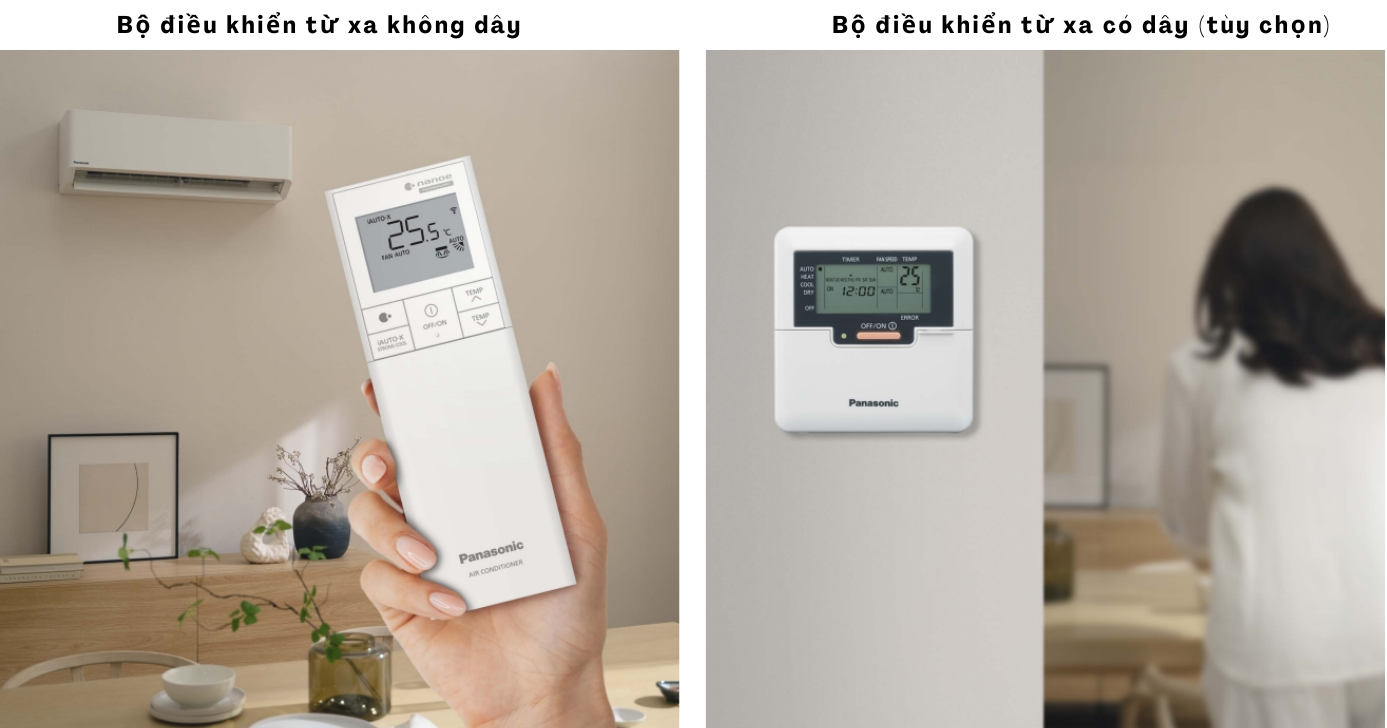 Điều khiển thuận tiện – Linh hoạt theo nhu cầu sử dụng