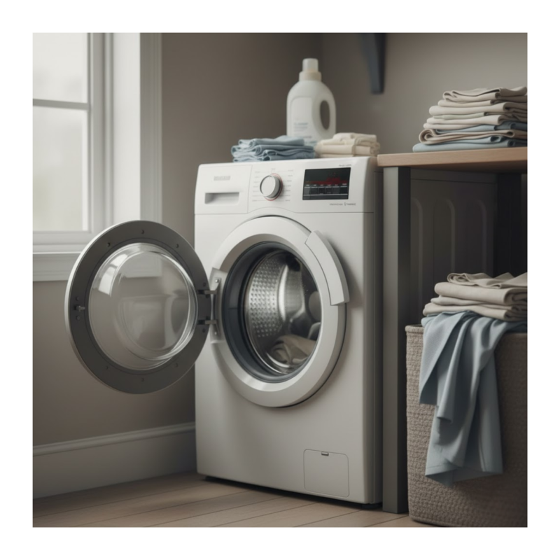 90% máy giặt lồng ngang bị mùi vì một thao tác sau khi giặt