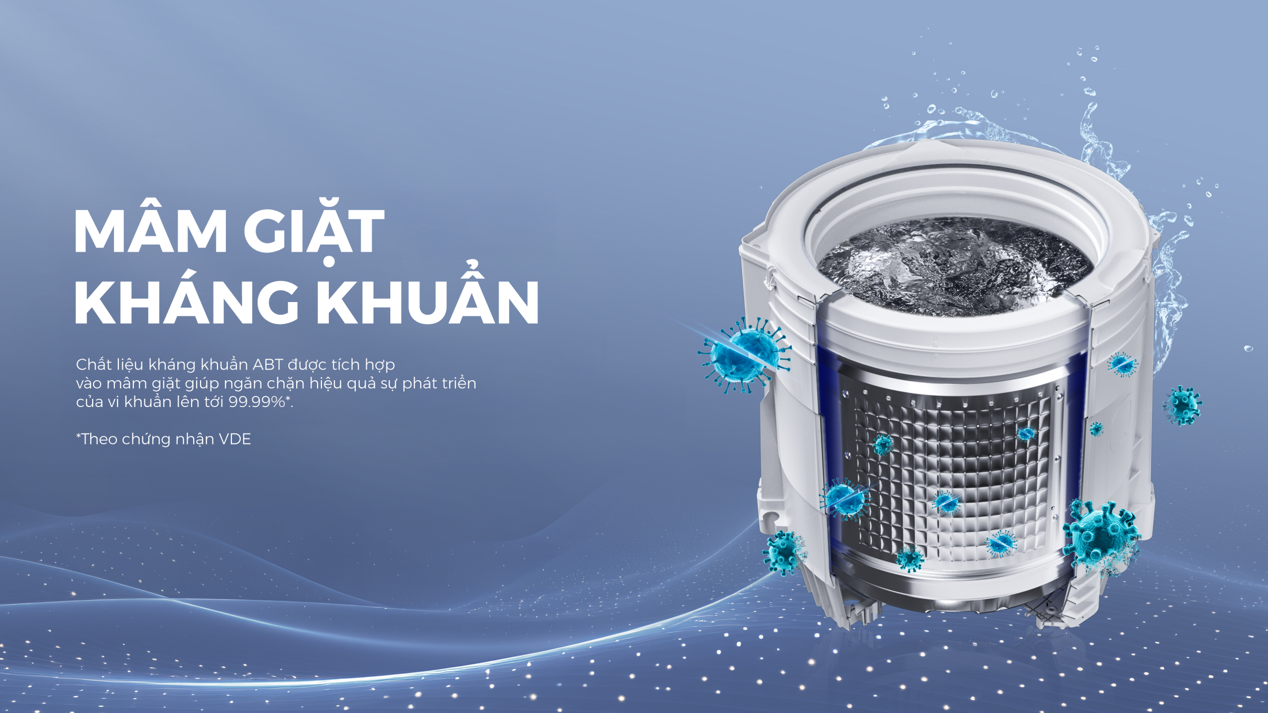 Mâm giặt kháng khuẩn ABT