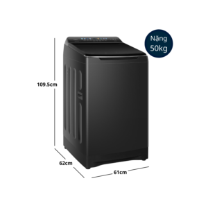 Kích thước máy giặt lồng đứng Aqua Inverter 16kg AWM16-B2158L(B)